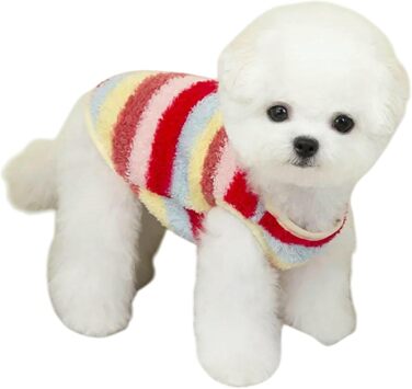 Зимовий теплий жилет для собак: флісова куртка для маленьких, середніх собак, котів, цуценят Yorkie, Chihuahua (1,25-2 кг)