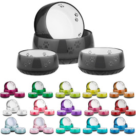 Миска для собак EHASO з лапками - годівниця та миска для води для собак великих та малих порід, однотонна