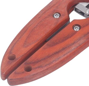 Нігтерізка для котів та собак, нержавіюча сталь, з дерев'яною ручкою, безпечна та швидка