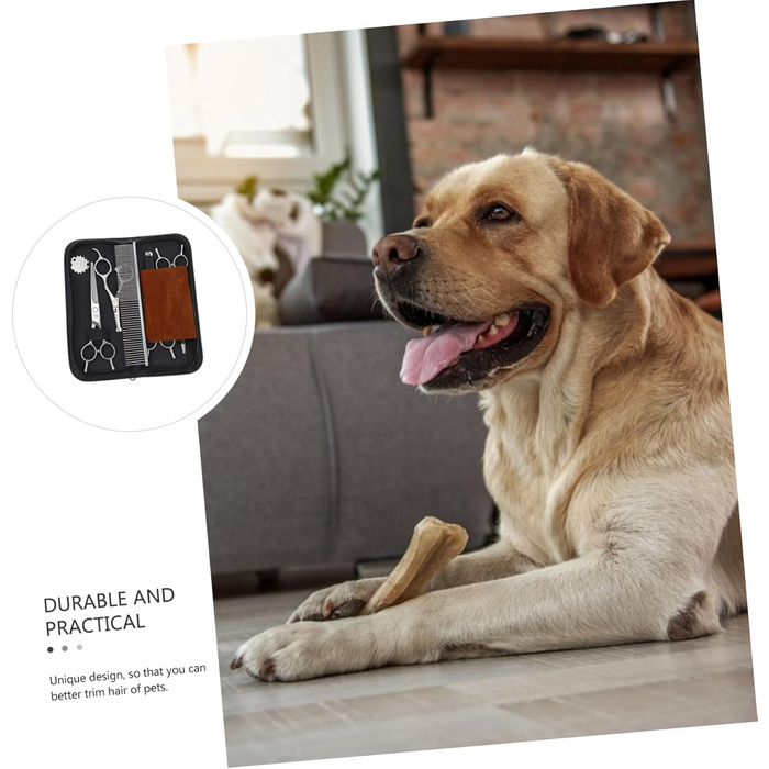 Набір професійних ножиць для грумінгу тварин з нержавіючої сталі