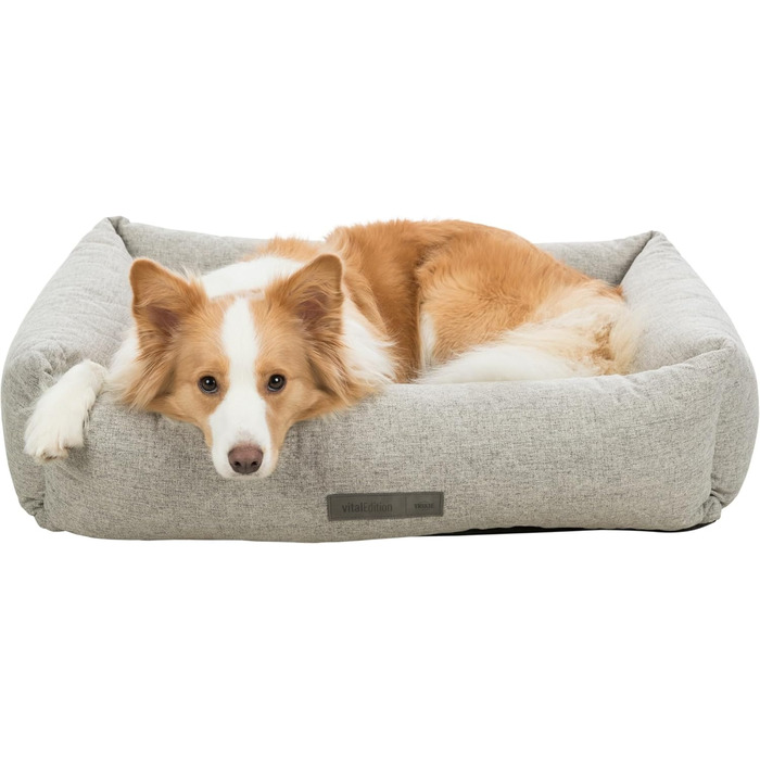 Підстилка для собак Trixie Vital Noah, квадратна, 100 x 70 см, сірий колір