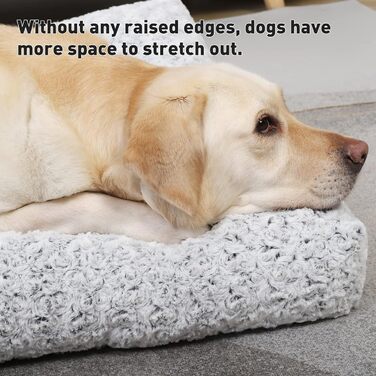 Кілимок для собак KSIIA, великий, 90x60 см, сірий, з неслизьким дном, дихаючий, для великих та середніх собак