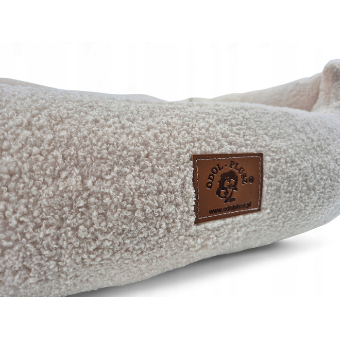 Ліжко-диван для собак Odol-Plusz, рожеве, прямокутне, розмір L 95x75 см