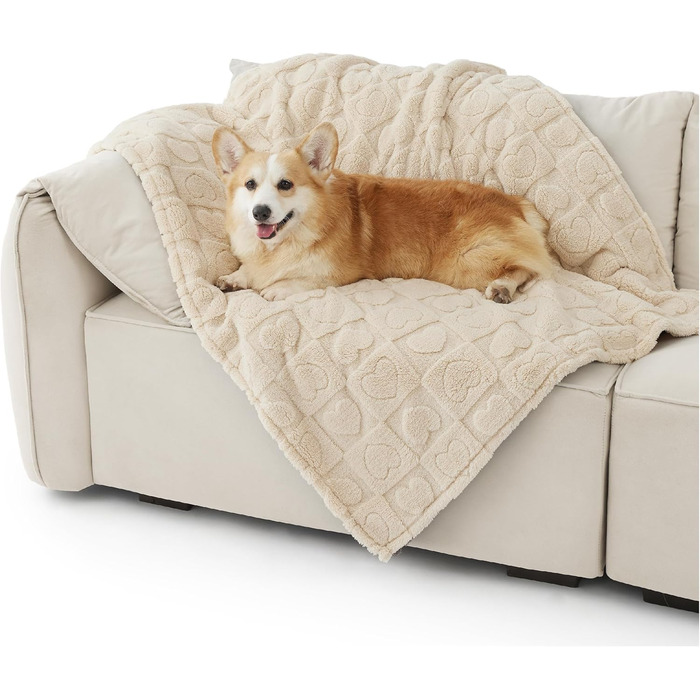 Підстилка для собак Bedsure - м'яка та тепла, 100x120 см, колір титан-сірий