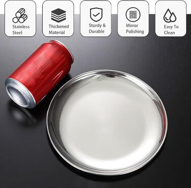 Миски для котів з нержавіючої сталі – для полегшення догляду за вусами, зменшення втоми, годівниця для котів з нековзною підкладкою (2 шт, великі)