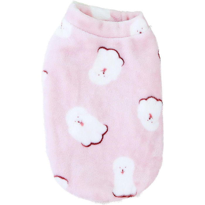 Теплий флісовий піджак для собак Zunea, 4XL рожевий: коргі, такса, джек рассел, для холодної погоди