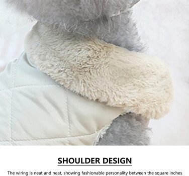 Зимовий одяг для собак: теплий водонепроникний зимовий одяг для собак з флісу, жилет для собак та котів (XXL, бежевий)