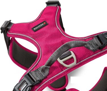 Шлея для собак WOLTERS Active Pro Comfort 70-85 см, магента/антрацит