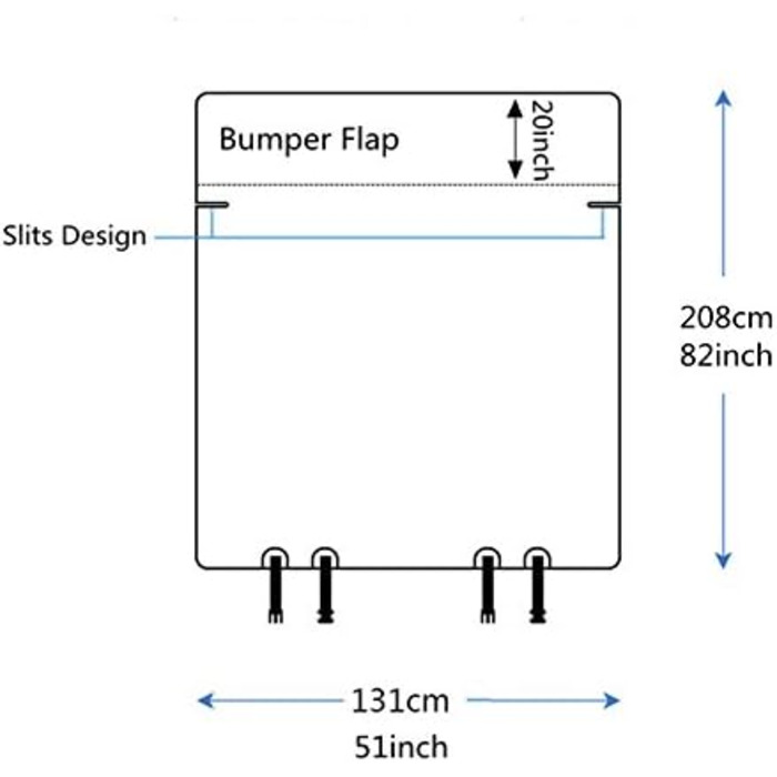 Захисний чохол на сидіння для собак та домашніх тварин Cargo-Liner, XL, 208x132 см (82'x51') - універсальний для авто, SUV, позашляховиків, вантажівок, Jeep, мінівенів