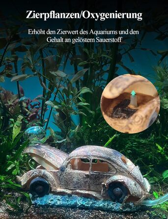 Декорації для акваріума Boxtech: штучні камені та рослини з полірезину