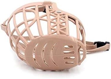 Набір масок-намордників для собак Beikalone (7 шт.), пластик, анти-гризун, регульовані, дихаючі, зручні