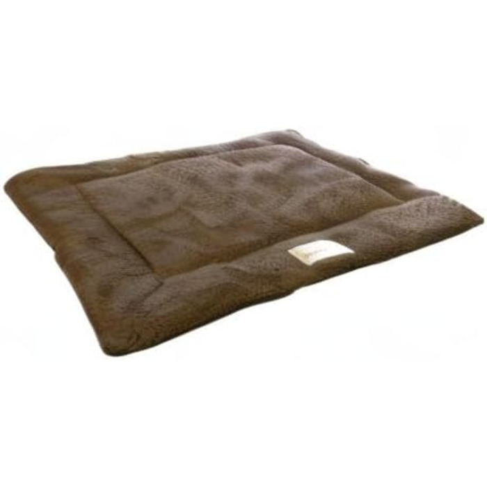 Ліжко-трансформер для собак Ellie-Bo з твіду та штучного хутра, 61 см, 71x4x48 см, коричневе