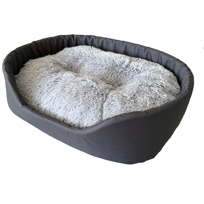 Лежак для собак Extrasen, сірий, 70 x 55 см