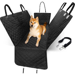 Автомобільна захисна накидка для собак 3-в-1 - захист заднього сидіння, багажника та гамак для собак. Нековзна, стійка до подряпин, водонепроникна. Розмір: 56 x 45 x 137 x 48 см