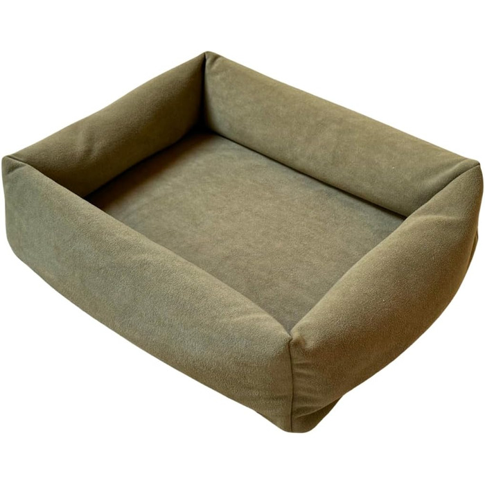 Преміум ліжко для котів - Комфорт та стиль з Magic Velvet, тканина з сертифікатом Ökotex 100, стійке до пошкоджень та легко чиститься (зелене)