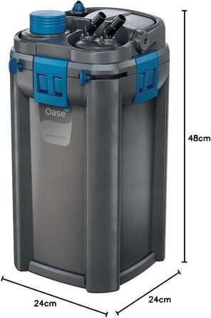 Зовнішній фільтр для акваріума OASE BioMaster² Thermo 600 з підігрівачем 300 Вт та передфільтром, для прісноводних та морських акваріумів до 600 л