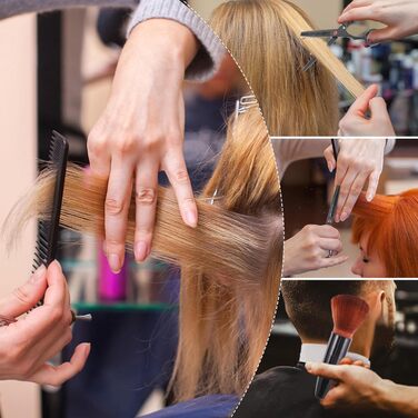 Професійна ножиця для стрижки волосся та текстуризації - чорна