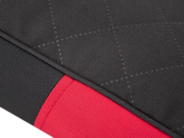 Килимок для собак DOGGY, лежанка для собак, лежанка-кільце, лежанка для собак, подушка для собак, ліжко для собак, софа для собак, корзина для тварин, лежанка для собак, собача софа, матрац для собак: Червоний з чорним, XL - 100 x 66 см XL Червоний з чорн