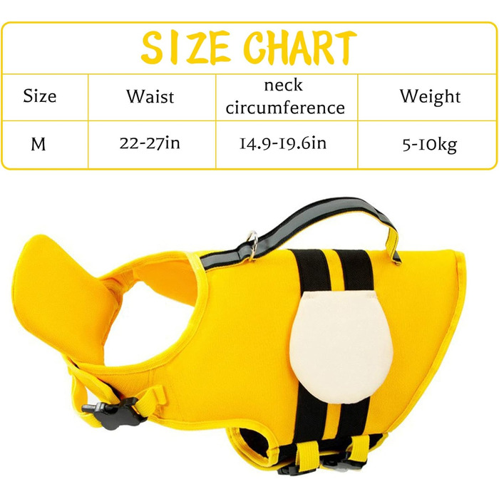 Жилет рятувальний для собак XiXiRan з ручкою, світловідбиваючий, регульований, для безпечного плавання