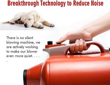 Сушарка для собак Shernbao Dualmotor - професійна фен для висушування шерсті домашніх тварин, 6.0 HP, 3000W, регулювання потужності