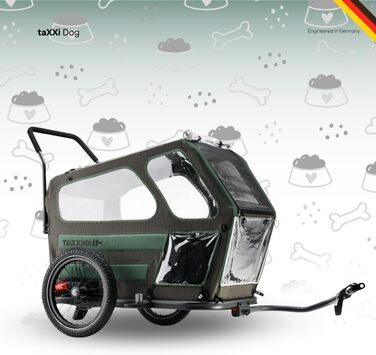 Причіп для велосипеда taXXi Dog - різні розміри, преміум-якість, з підвіскою та гальмом