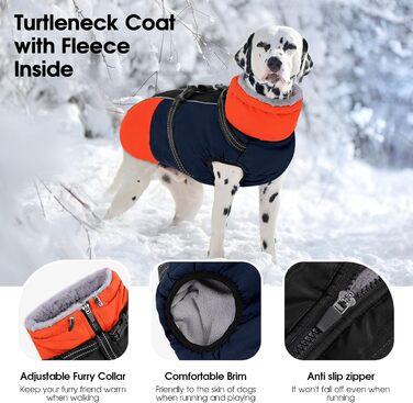 Теплий зимовий одяг для собак SUNFURA: водонепроникна куртка з інтегрованим шлейкою, фліс, для маленьких собак, цуценят, чихуахуа, мальтізер, блакитний, XS