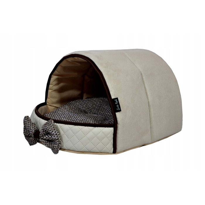 Ліжко-тунель для собак та котів SjestaPupila XXL (50x65 см), м'яка лежанка-будинчок
