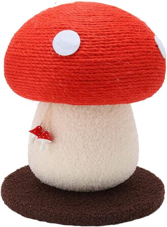 Котячий будиночок-грибок Mrisata: високий когтеточка з сизалевим покриттям