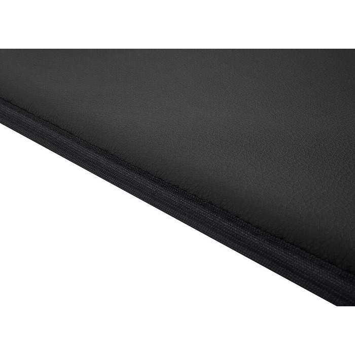 Килимок для собак Knuffelwuff Cheyenne з штучної шкіри, 95 x 60 см, чорний - для великих, середніх та маленьких собак. Підходить для дому, авто, кемпінгу.