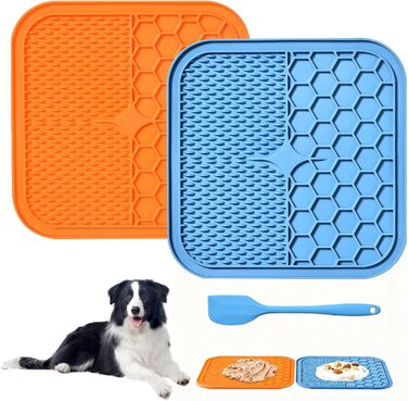 Килимок для ласощів для собак та котів AiQInu з присосками для грумінгу та догляду за кігтями