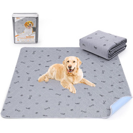 2 шт. вбиральні пелюшки для цуценят, 80х92 см, водонепроникні та миючі. Килимки для навчання собак, неслизька підстилка для дивана та підлоги (2 шт.)