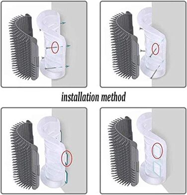 Набір гребінців для котів 2 шт. для грумінгу та масажу (коротко-, довгошерсті)
