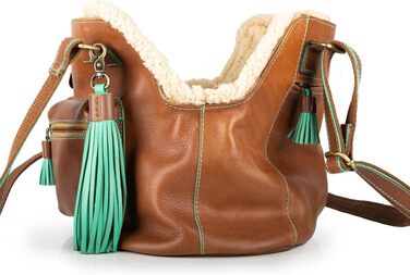 Сумка-переноска для собак Dog with a Mission, шкіряна, універсального розміру 32x20x27 см