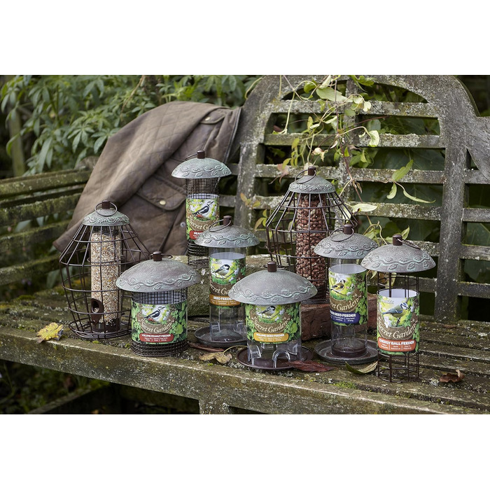 Годівниця для птахів Peckish Secret Garden, 17x17x20 см