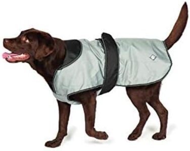 Собачий одяг Danish Designs 2 в 1, сірий/чорний, знімна підкладка, легкий, для цуценят, 30 см