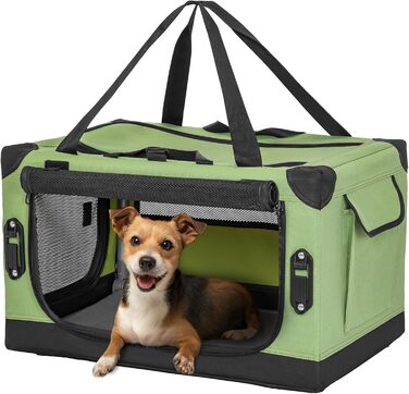 Складана транспортна сумка Petsfit для собак і котів, дорожня переноска для авто, з посиленими швами, безпечними застібками та регульованим чохлом