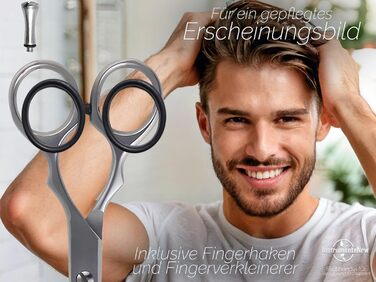 Професійна фризувальна ножиця для волосся з зубчиками (6 дюймів) - для вирівнювання та стрижки, з нержавіючої сталі, блакитна