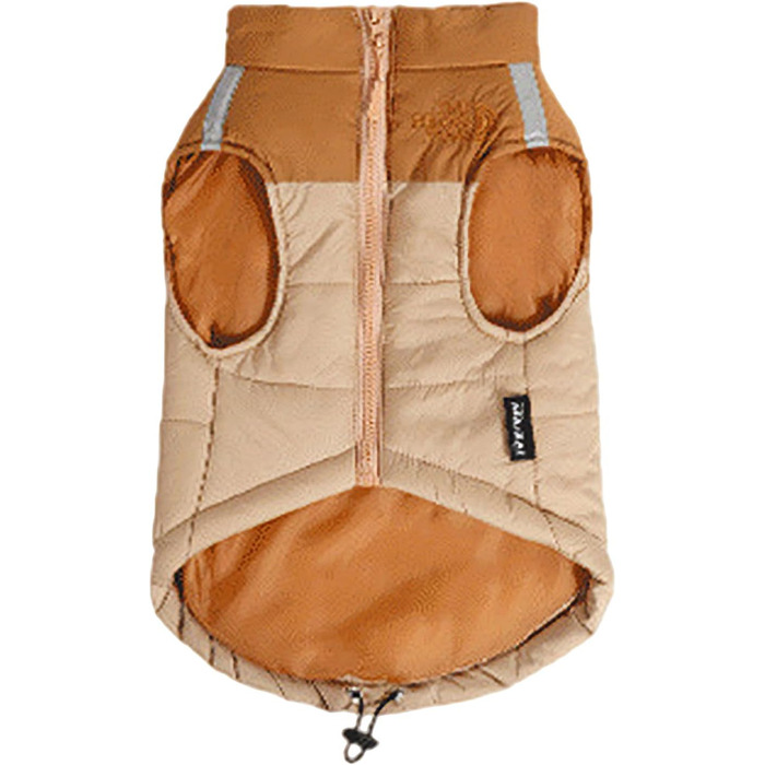 Теплий зимовий антілька для собак з бавовни (light brown, M)