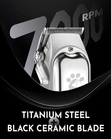 Професійна машинка для стрижки волосся Coldspot - для густого волосся, бездротова, з LED-дисплеєм, тиха, з металевим корпусом