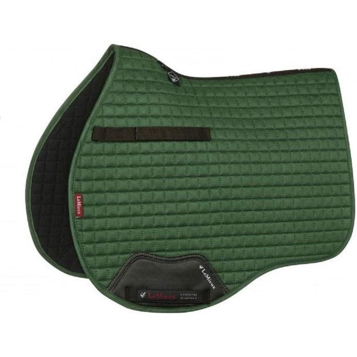 Підкладка для сідла LeMieux Prosport, велюрова шкіра, квадратна (L, велюр Salbei, квадратна)
