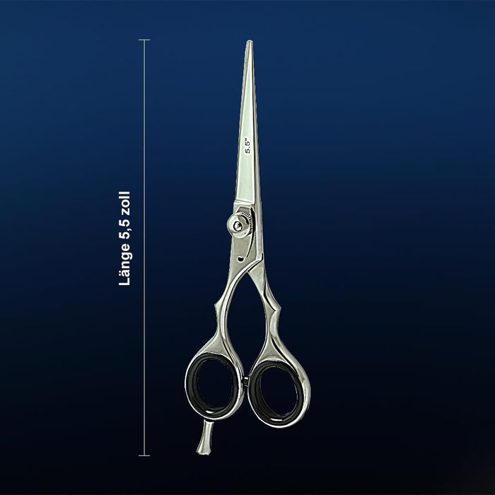 Професійна фризьорська ножиці Linkshänder 5.5 дюймів для стрижки волосся жінок та чоловіків з нержавіючої сталі Razor Edge
