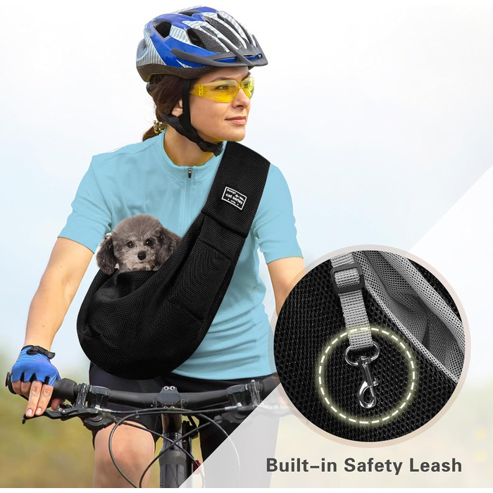 Переноска для собак Classycoo - дихаюча сітка, для котів та собак, з кишенею та страхувальним ремінцем, 8 кг, м'ятно-зелений