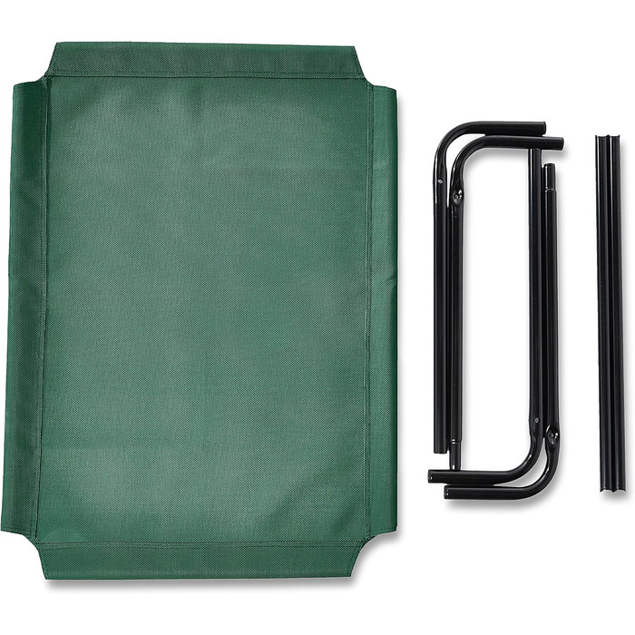 Крісло-лежанка для собак Amazon Basics, зелене, розмір M, 110 x 65 x 19 см