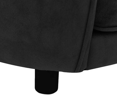 Софа для собак VidaXL чорна 69x49x40 см, м'яке ліжко для собак/кішок