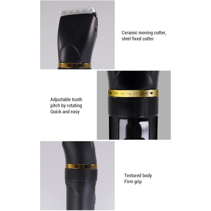 Електрична машинка для стрижки собак TARSHYRY - безшумна, для собак та котів, професійна, для домашнього догляду