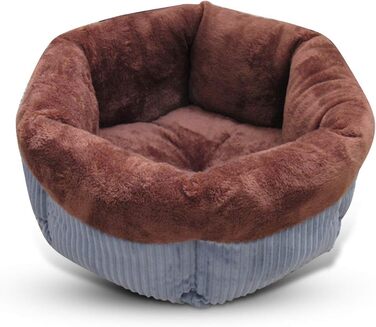 PETCUTE Ліжко для собак і котів, кругле, м'яке, пране, лежанка для домашніх тварин