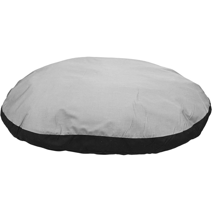 Овальна подушка Karlie 60x50x8 см сіро-чорна для собак