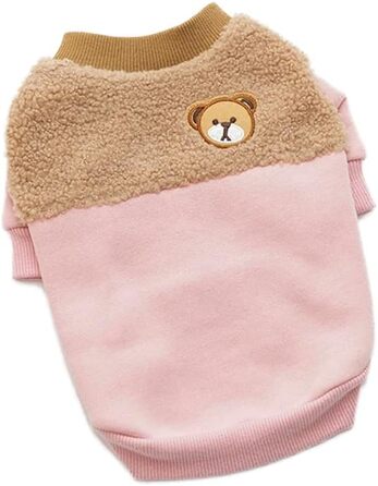 Зимнє обладнання для собак: тепла куртка для собак вагою до 8.8 кг, колір рожевий