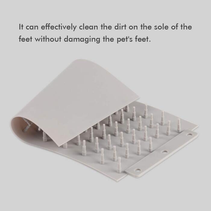 Автоматичний очищувач лап для тварин RIZGHWOY, Силіконовий мийник лап для собак і котів, Білий