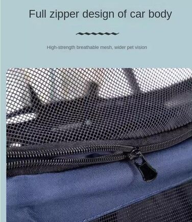 Дитяча коляска для тварин та дітей: зручна та портативна модель з підсклянниками, вантажопідйомність 10 кг